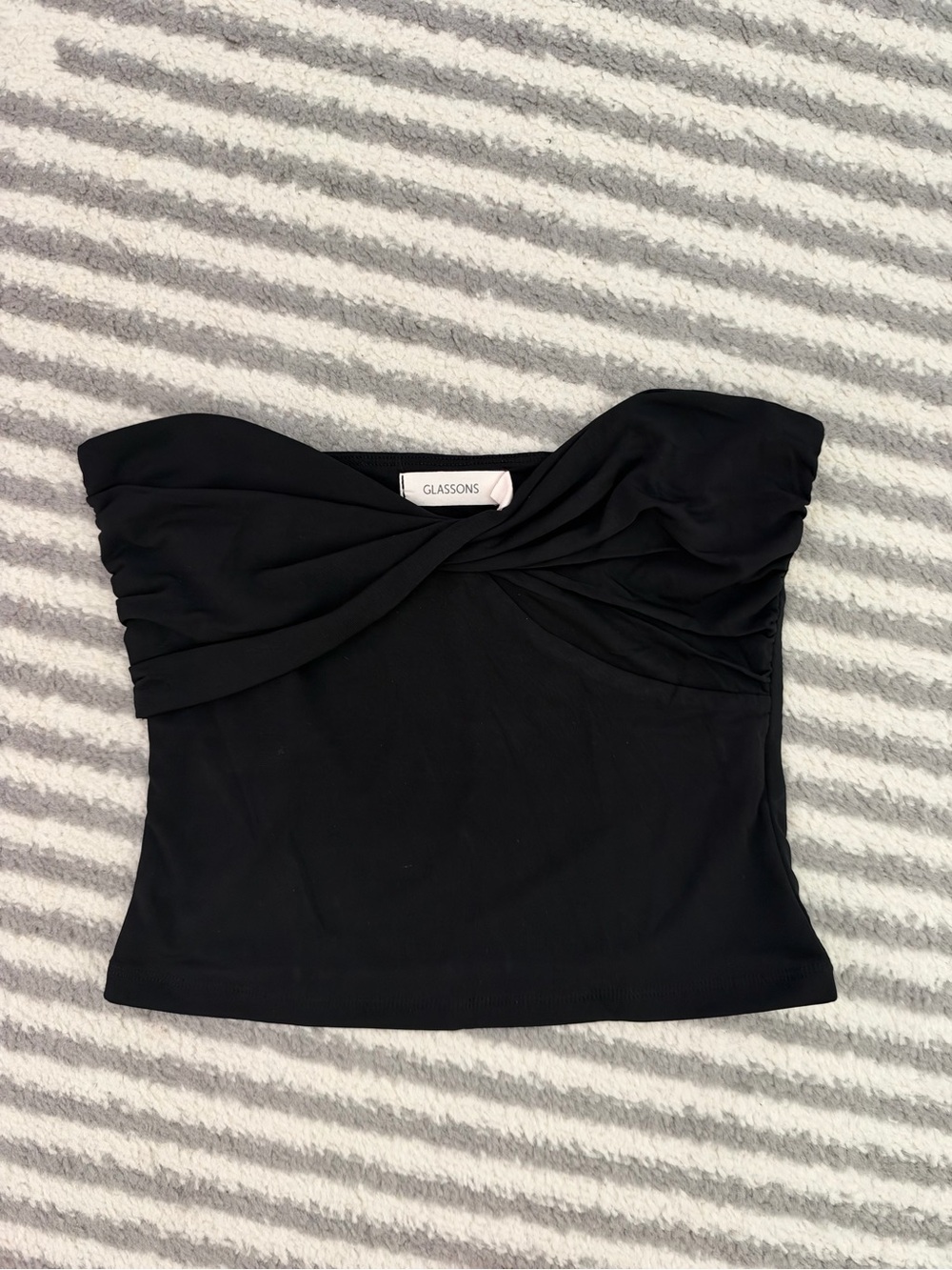 NEW Glassons Twist-Front Tube Top